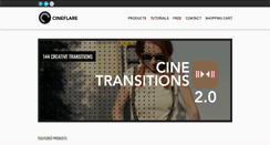 Desktop Screenshot of cineflare.com